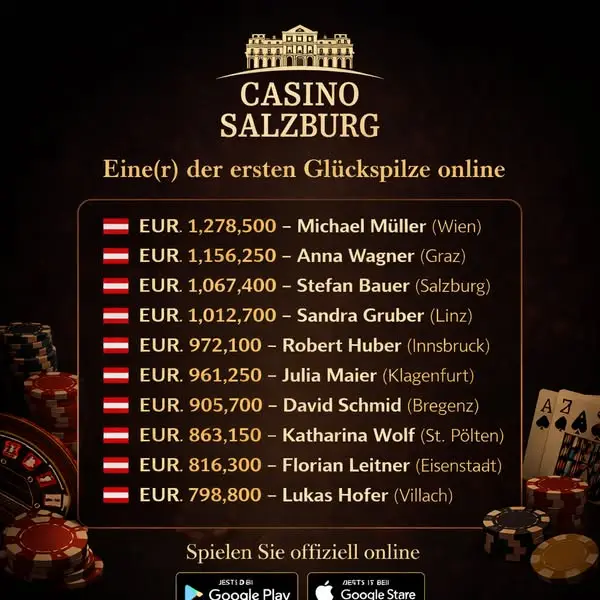 Кадр рекламы Salzburg-Spiel