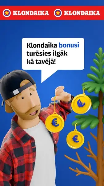 Кадр рекламы Klondaika Latvija