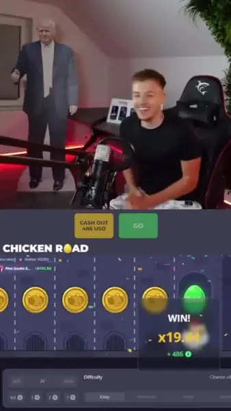 Кадр рекламы Chicken Road 2