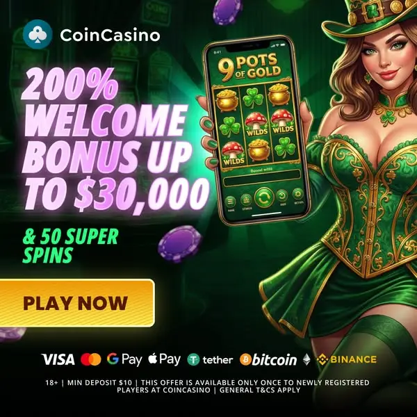 Кадр рекламы CoinCasino Pro