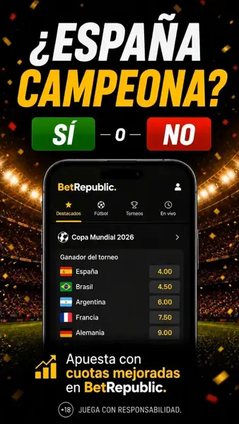 Кадр рекламы Bet Republic App
