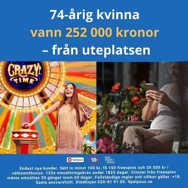 Кадр рекламы Folkets Casino