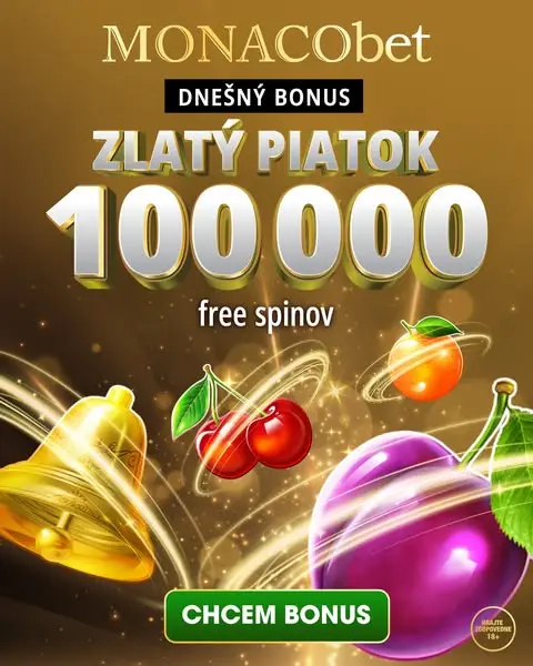 Кадр рекламы MonacoBet - online kasíno SK