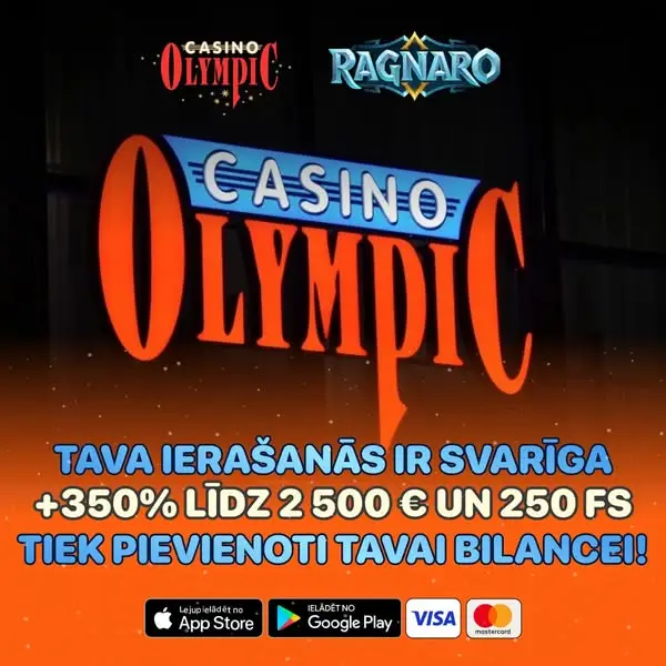 Кадр рекламы Olympic Voodoo Casino - Piedāvājumi