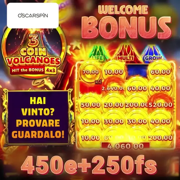 Кадр рекламы Coin Volcano