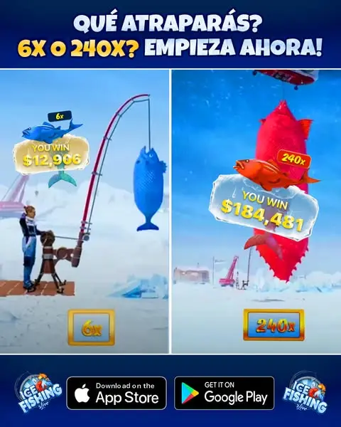 Кадр рекламы Ice Fishing Game