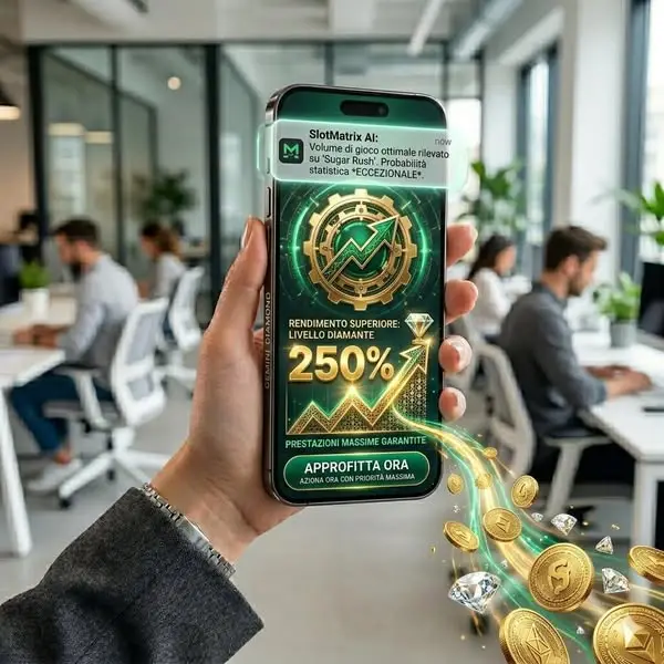 Кадр рекламы SlotMatrix Ai