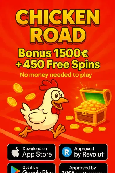 Кадр рекламы Chicken Road