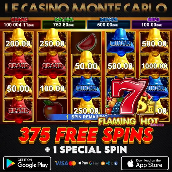 Кадр рекламы Le Casino Monte Carlo