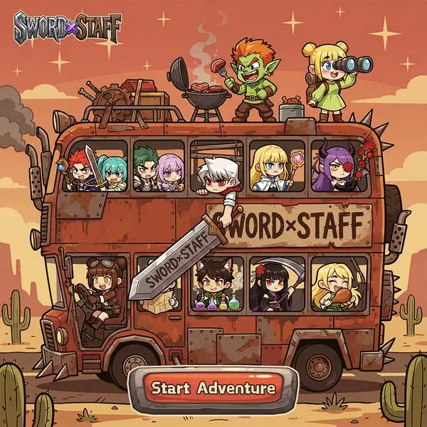 Кадр рекламы Sword x Staff V3