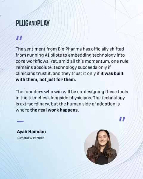 Кадр рекламы Plug and Play Tech Center