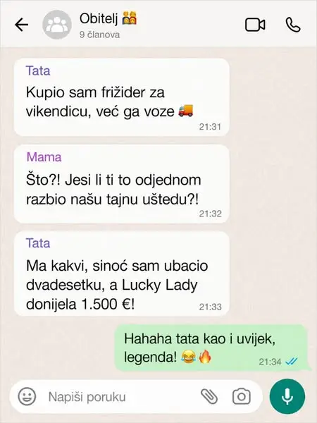 Кадр рекламы WinHub.hr