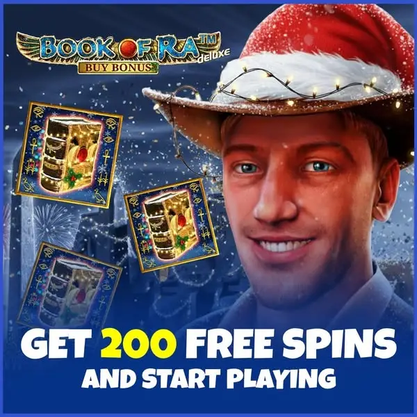 Кадр рекламы Book of Ra & Deluxe Slot