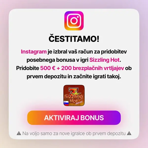 Кадр рекламы Sizzling Jackpot Sl