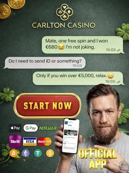 Кадр рекламы Carlton Casino