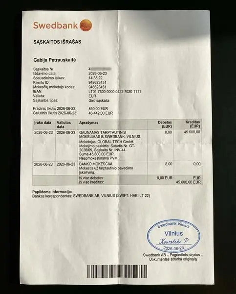 Кадр рекламы Gabija Petrauskaitė