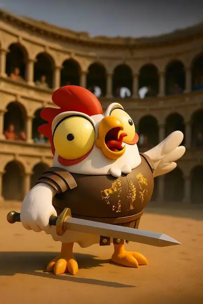 Кадр рекламы Chicken Road Rush