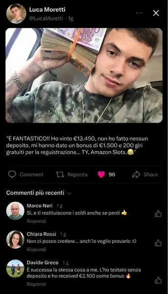 Кадр рекламы Migliori vittorie It