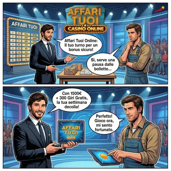 Кадр рекламы Affari Tuoi Online