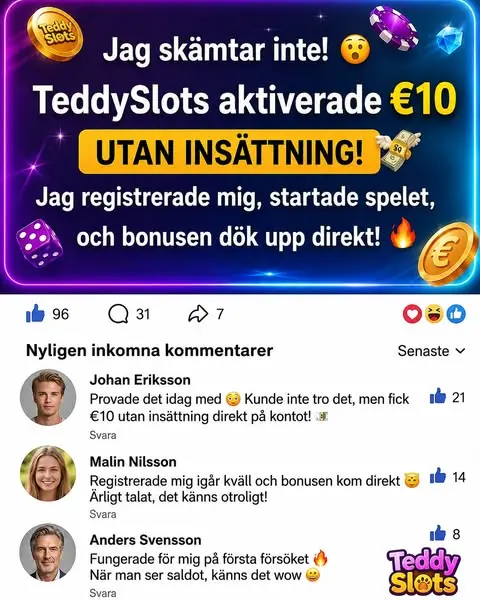 Кадр рекламы TeddySlots Games