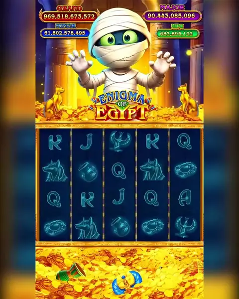 Кадр рекламы Enigma of Egypt Jackpot
