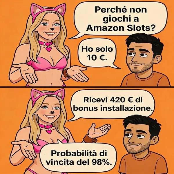 Кадр рекламы Amazon Slots.