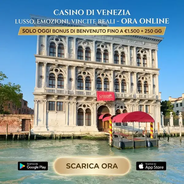 Кадр рекламы Casinò di Venezia