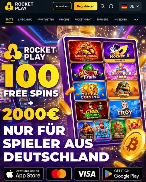 Кадр рекламы Royal Slots DЕ