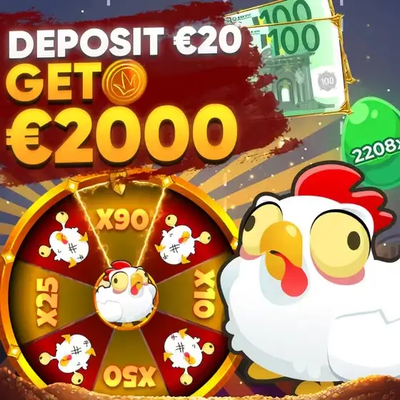 Кадр рекламы Rabit Chicken Plinko