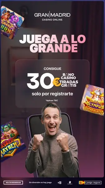 Кадр рекламы Gran Madrid Casino Online