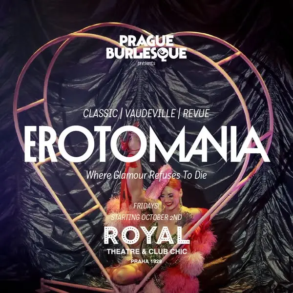 Кадр рекламы Prague Burlesque