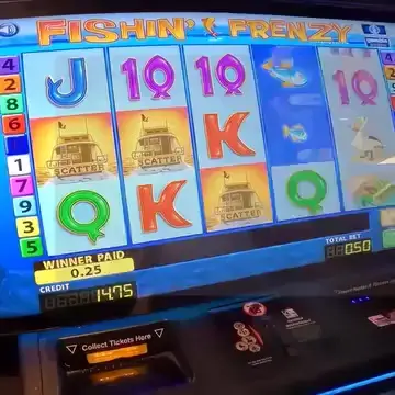Кадр рекламы Fishin' Frenzy