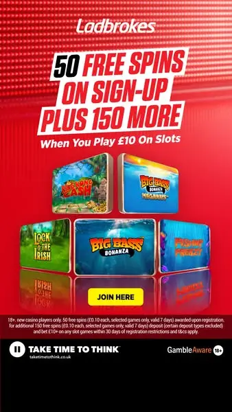Кадр рекламы Ladbrokes