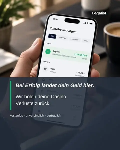 Кадр рекламы Legalist Prozessfinanzierung