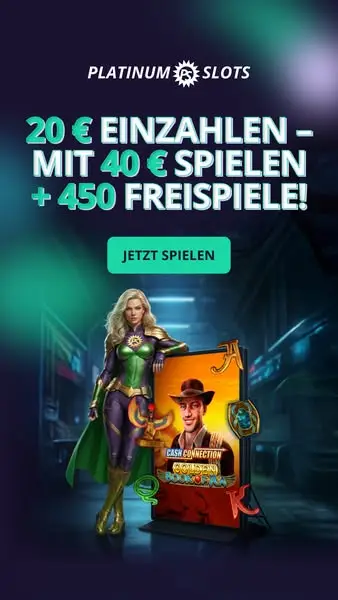 Кадр рекламы Platinum Slots Deutschland
