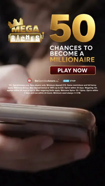 Кадр рекламы Mega Riches