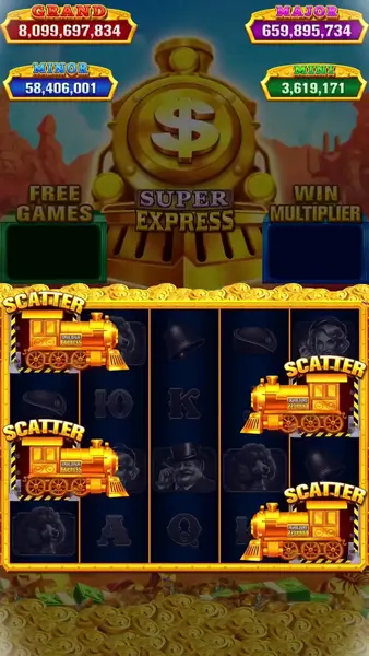 Кадр рекламы Exspress Gold Train 