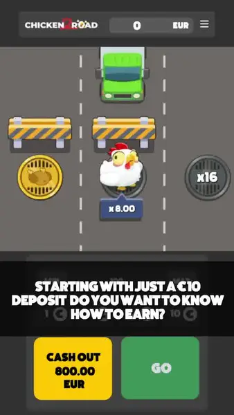 Кадр рекламы Chicken Road