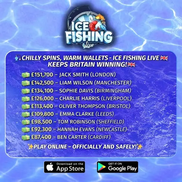 Кадр рекламы Ice Fishing