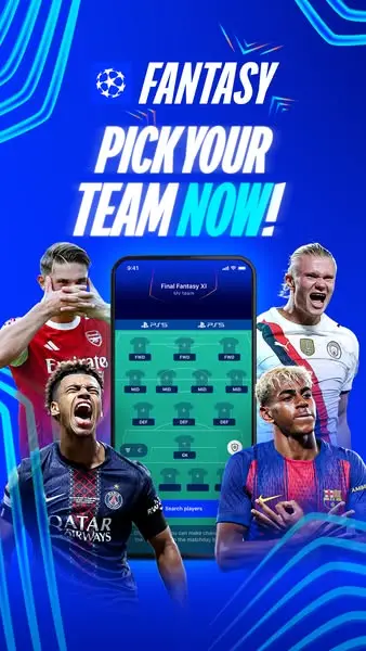 Кадр рекламы UEFA Champions League
