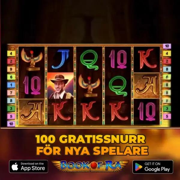 Кадр рекламы Book of Ra