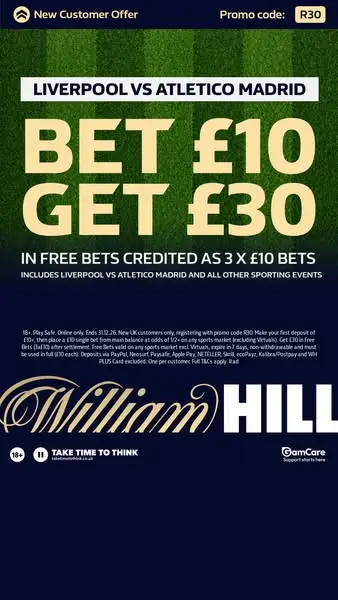 Кадр рекламы William Hill