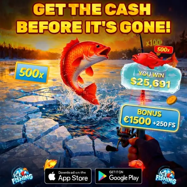 Кадр рекламы Ice Fishing Game