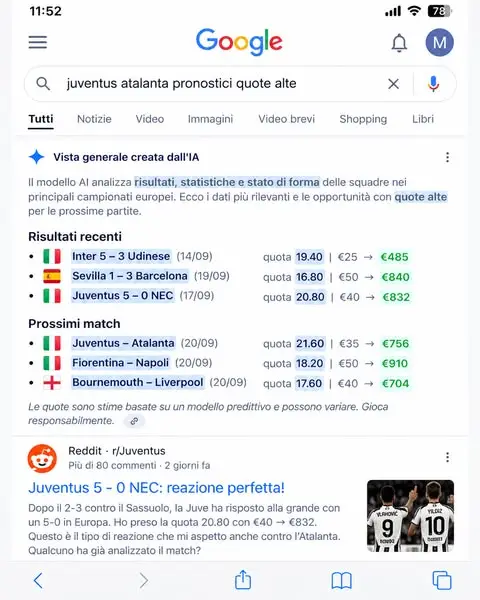 Кадр рекламы AI Sport Italy