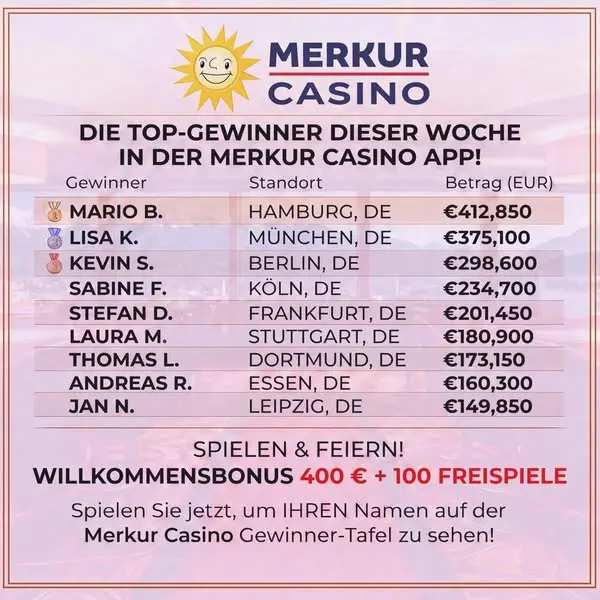 Кадр рекламы Die Spielbanken