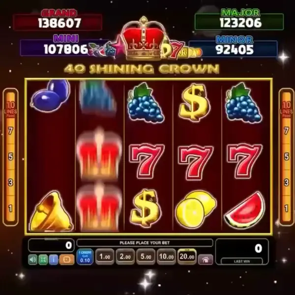 Кадр рекламы Shining Crown