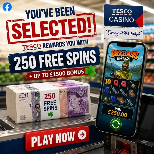 Кадр рекламы Tesco Slots