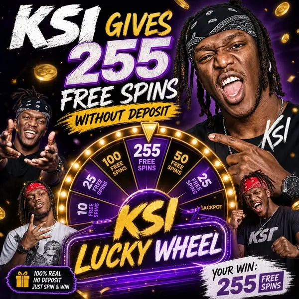 Кадр рекламы KSI Lucky Wheel