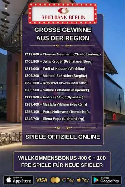 Кадр рекламы Spielbanken Deutschland