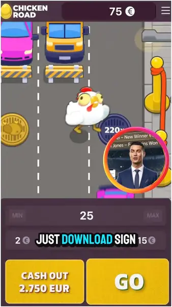 Кадр рекламы C Road Games